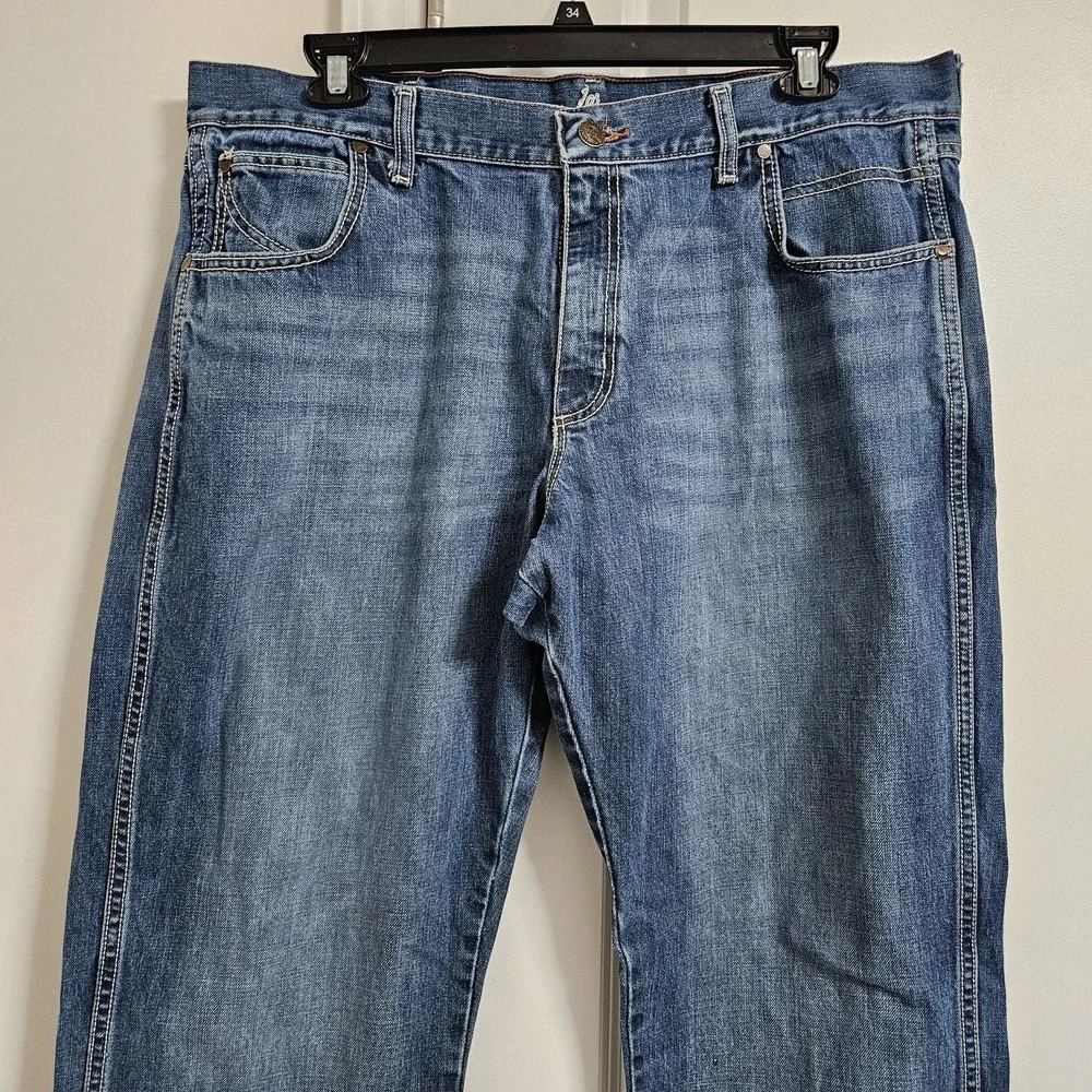 Wrangler Retro Relaxed Fit Jeans Mens 40x34 Blue WRT20RT Straight Leg Western